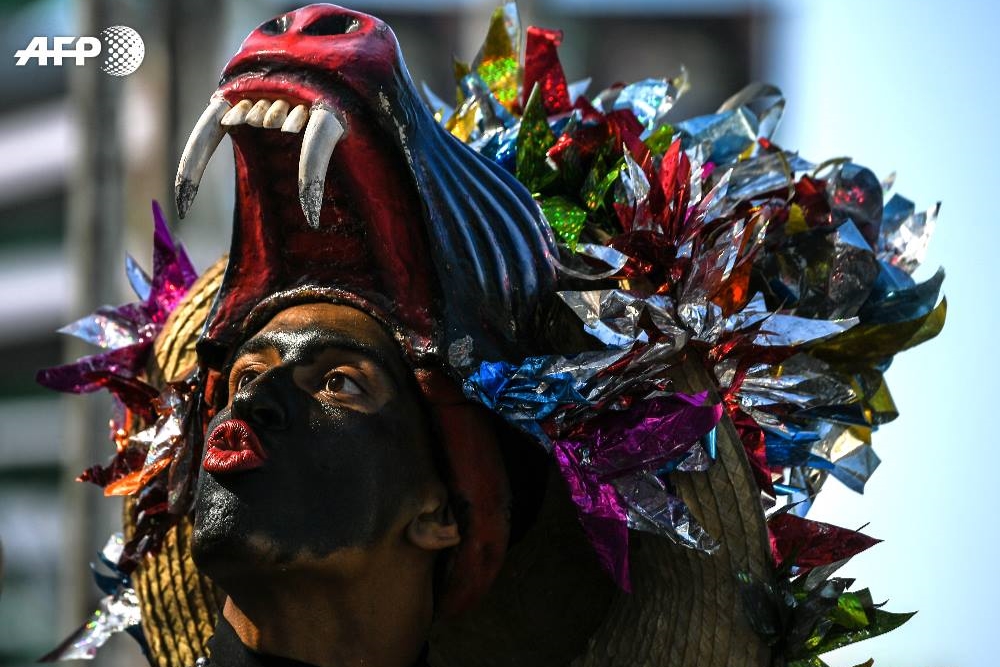 哥倫比亞繪畫 巴蘭基亞狂歡節 Barranquilla's Carnival